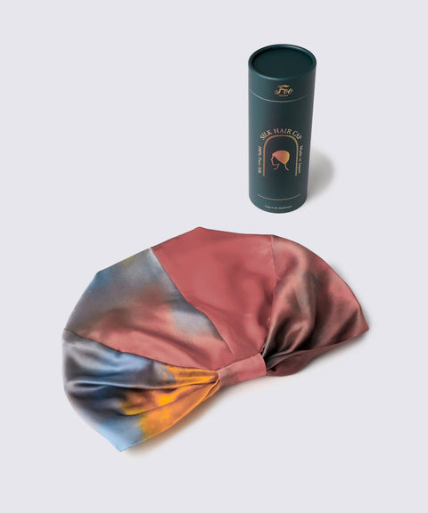 Water Color Silk Cap Evening Glow