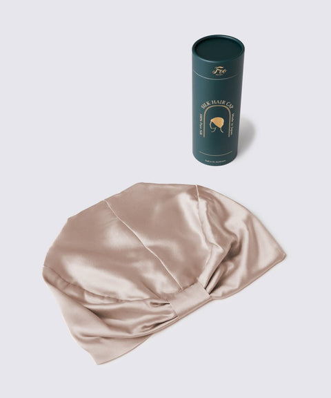 Silk Cap Pink Beige
