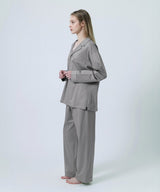 【SET-UP】Silky Cotton Pajamas Gray