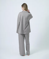【SET-UP】Silky Cotton Pajamas Gray