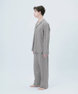 【SET-UP】Silky Cotton Pajamas Gray