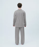 【SET-UP】Silky Cotton Pajamas Gray