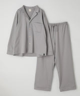 【SET-UP】Silky Cotton Pajamas Gray