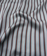 【Tops】Striped Silk Pajamas Narrow