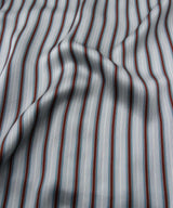 【SET-UP】Striped Silk Pajamas Narrow