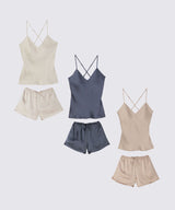 Silk Camisole Pearl White