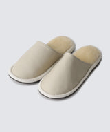 Genuine Leather Room Shoes Off-White (23cm-24.5cm)