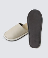 Genuine Leather Room Shoes Off-White (23cm-24.5cm)
