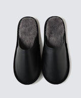 Genuine Leather Room Shoes Black (24.5cm-28.5cm)
