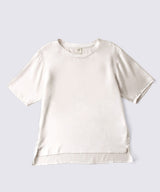 Silk Satin Pullover Pearl White