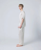 Silk Satin Pullover Pearl White