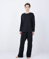Silky Touch Long Sleeve & Long Pants Set Black