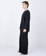 Silky Touch Long Sleeve & Long Pants Set Black