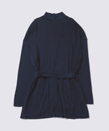 【Men's】Silk Blend Robe Knit Cardigan Navy
