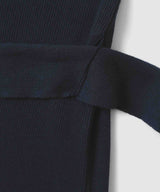 【Women's】Silk Blend Robe Knit Cardigan Navy
