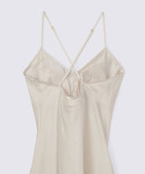 Silk Dress Pearl White