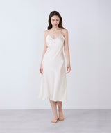 Silk Dress Pearl White