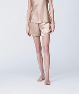 Silk shorts Pink Beige