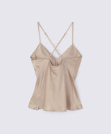Silk Camisole Pink Beige