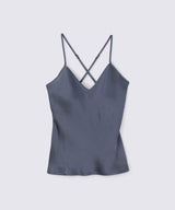 Silk Camisole Charcoal Gray