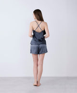 Silk Camisole Charcoal Gray