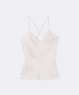 Silk Camisole Pearl White