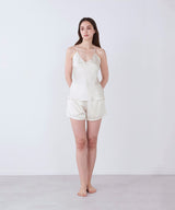 Silk Camisole Pearl White