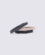 Silk Hair Tie Set of 3 : Dusk