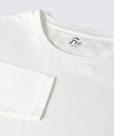 【Women's】Silk Cotton Long Sleeve T-Shirt White
