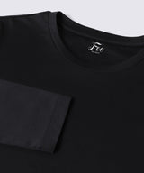 【Women's】Silk Cotton Long Sleeve T-Shirt Black