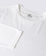 【Men's】Silk Cotton Long Sleeve T-Shirt White