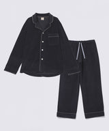 【SET-UP】Cotton Pajamas Charcoal Gray