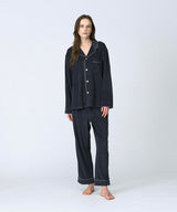 【SET-UP】Cotton Pajamas Charcoal Gray