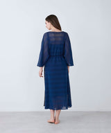 Russell Mesh Gown Dress Navy