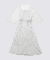 Russell Mesh Gown Dress Light Gray