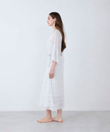 Russell Mesh Gown Dress Light Gray