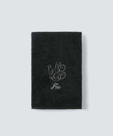 Organic cotton face towel green