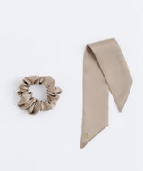Silk Ribbon Chou Chou 2WAY Type Pink Beige - Foo Tokyo