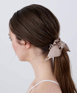 Silk Ribbon Chou Chou 2WAY Type Pink Beige - Foo Tokyo