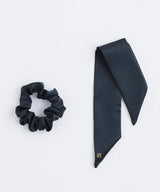 Silk Ribbon Chou Chou 2WAY Type Elegant Navy - Foo Tokyo