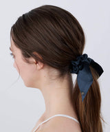 Silk Ribbon Chou Chou 2WAY Type Elegant Navy - Foo Tokyo