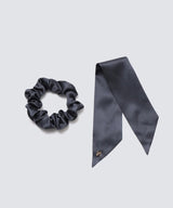 Silk Ribbon Chou Chou 2WAY Type Elegant Navy - Foo Tokyo