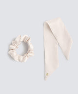 Silk Ribbon Chou Chou 2WAY Type Pearl White - Foo Tokyo