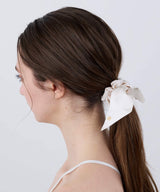 Silk Ribbon Chou Chou 2WAY Type Pearl White - Foo Tokyo