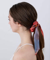 Water Color Silk Ribbon Chou Chou 2WAY Type Evening Glow - Foo Tokyo