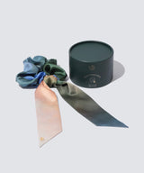 Water Color Silk Ribbon Chou Chou 2WAY Type Misty Lake - Foo Tokyo