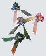 Water Color Silk Ribbon Chou Chou 2WAY Type Misty Lake - Foo Tokyo