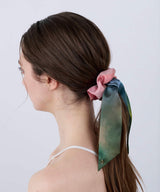 Water Color Silk Ribbon Chou Chou 2WAY Type Misty Lake - Foo Tokyo