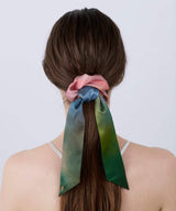 Water Color Silk Ribbon Chou Chou 2WAY Type Misty Lake - Foo Tokyo