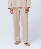 【Bottoms】Silky Cotton Pajamas Champagne Beige